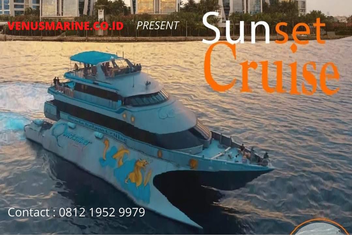 Sunset Dinner Cruise Teluk Jakarta, Day Trip Pulau Bidadari,  Private Charter